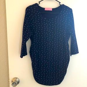 Navy blue Maternity blouse